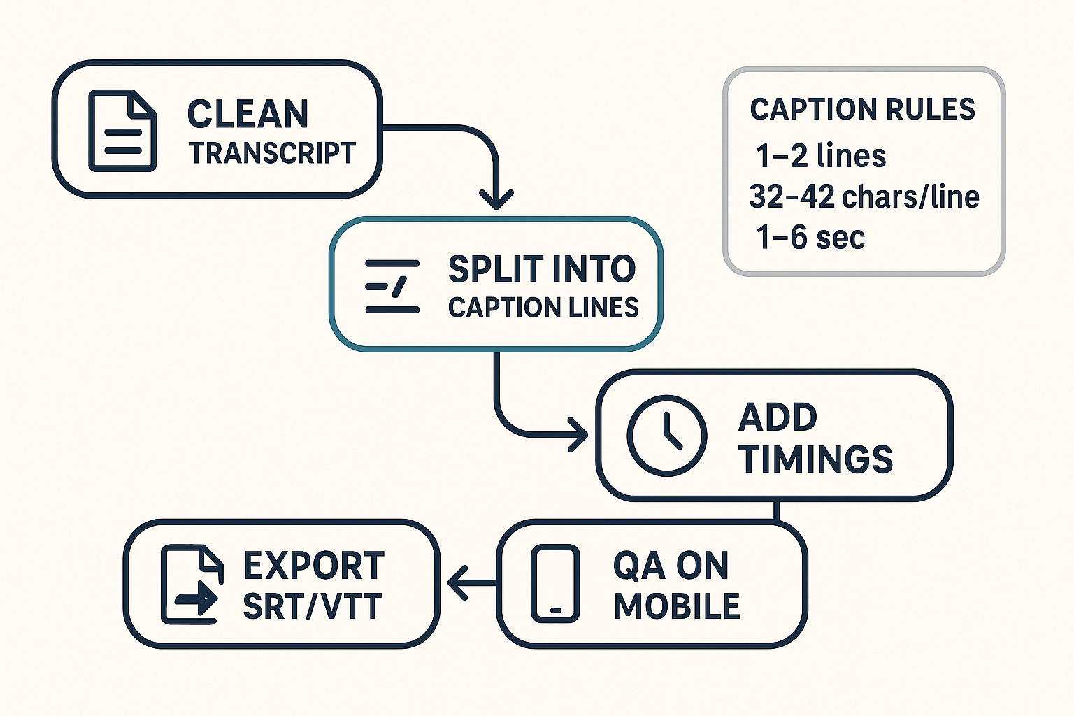 how to transcribe instagram reels caption workflow diagram
