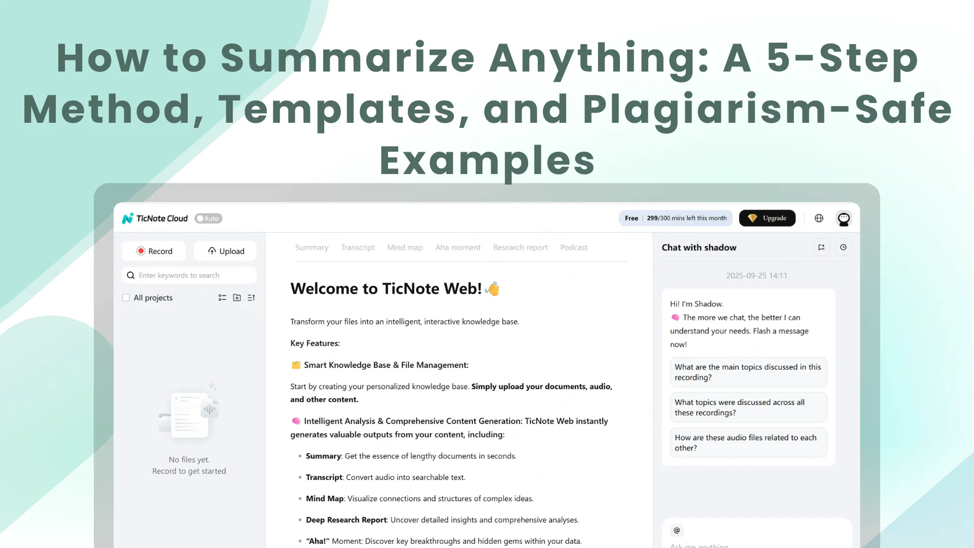 How to Summarize Anything: A 5-Step Method, Templates, and Plagiarism-Safe Examples