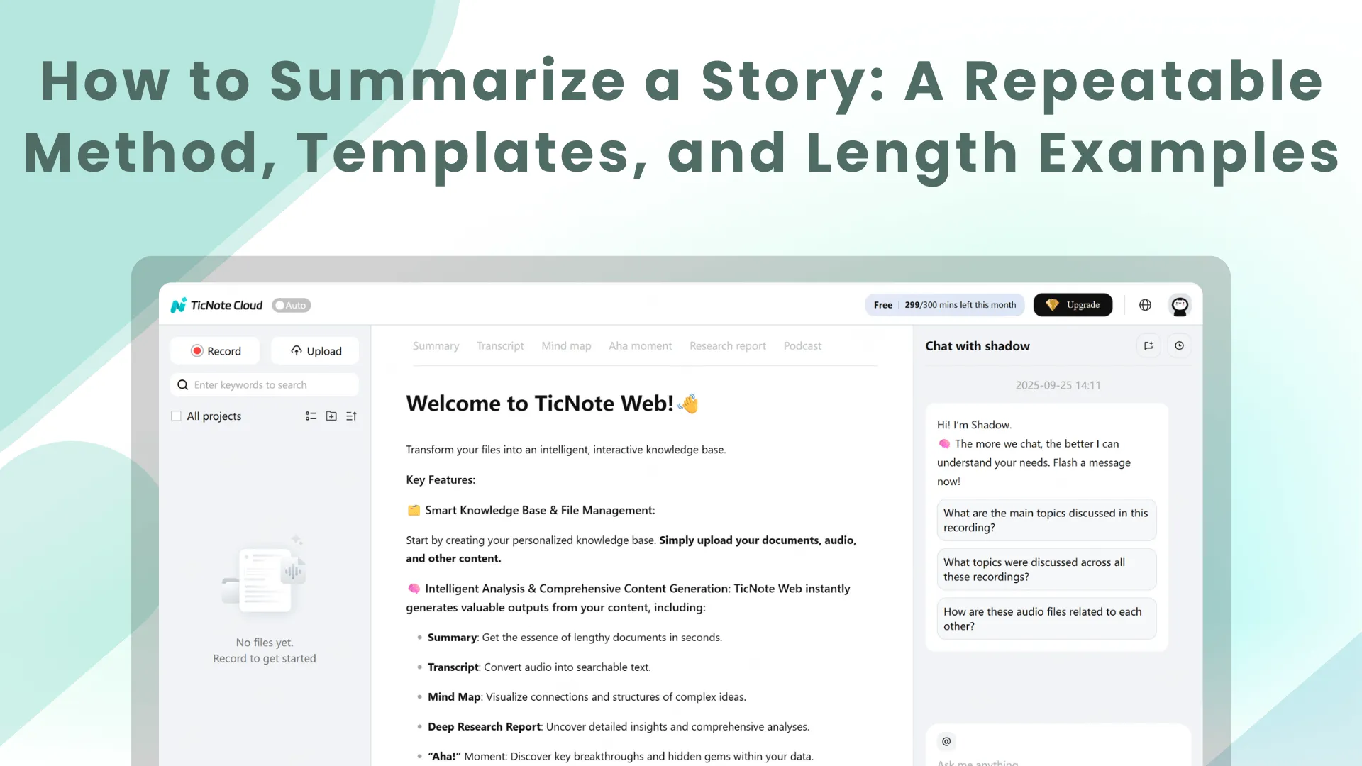 How to Summarize a Story: A Repeatable Method, Templates, and Length Examples