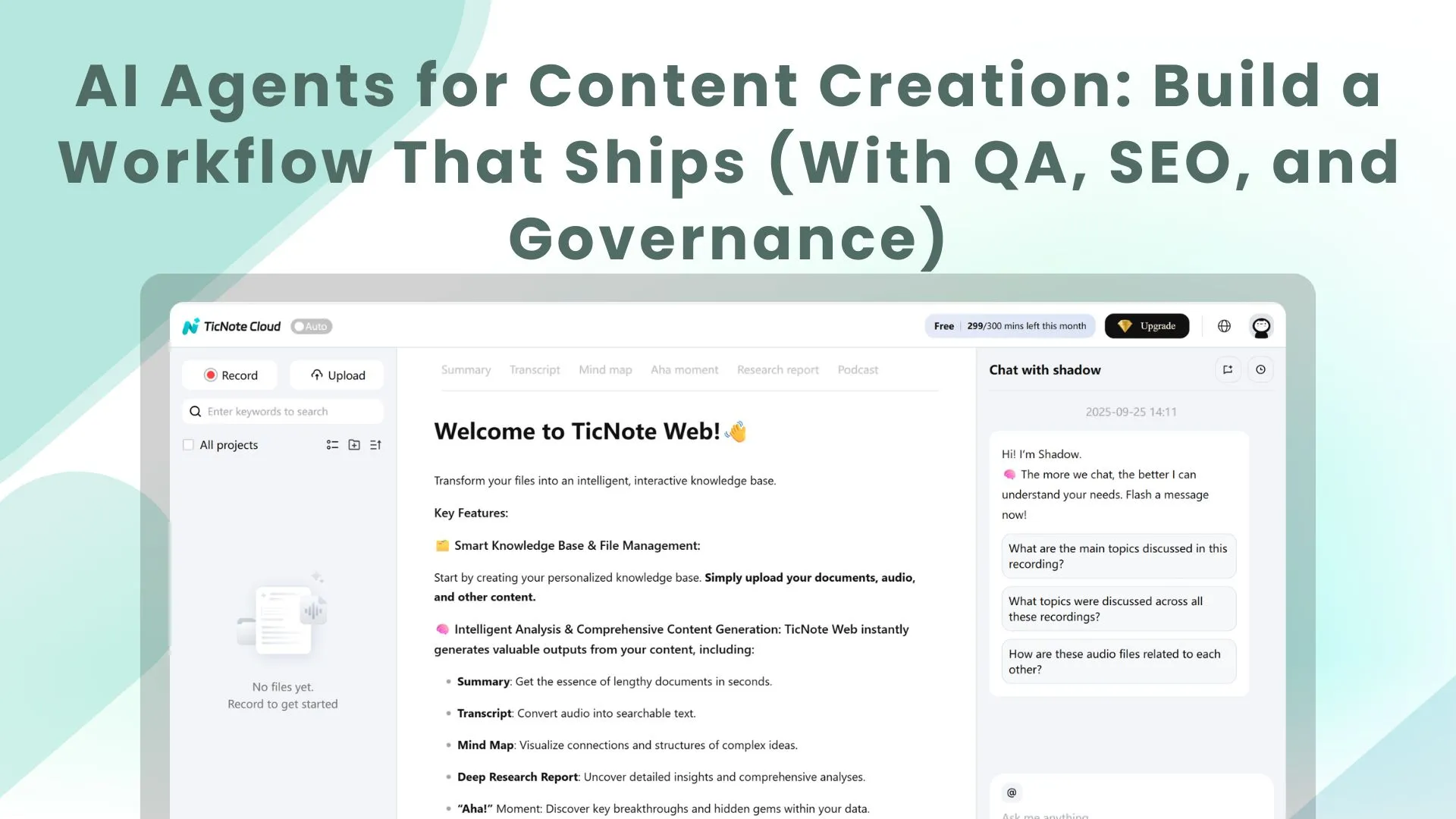 AI Agents for Content Creation: Build a Workflow That Ships (With QA, SEO, and Governance)
