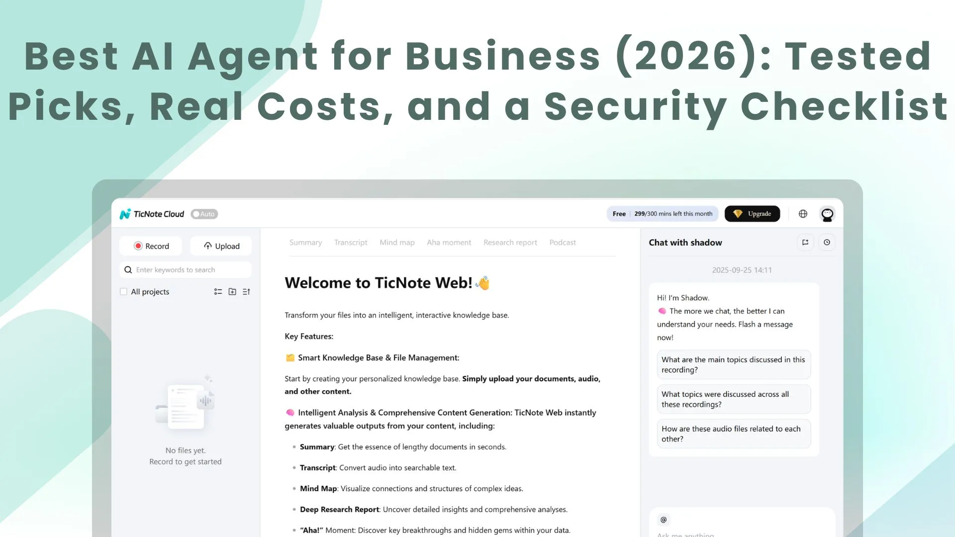 Best AI Agent for Business (2026): Tested Picks, Real Costs, and a Security Checklist