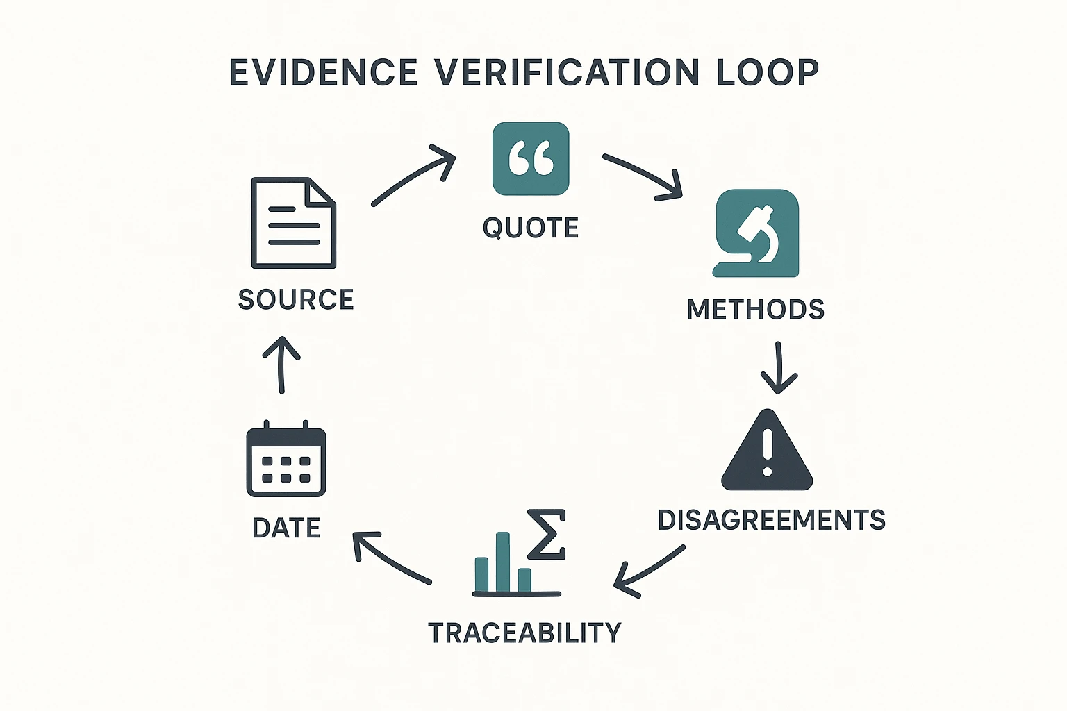 AI agent for scientific research verification checklist loop