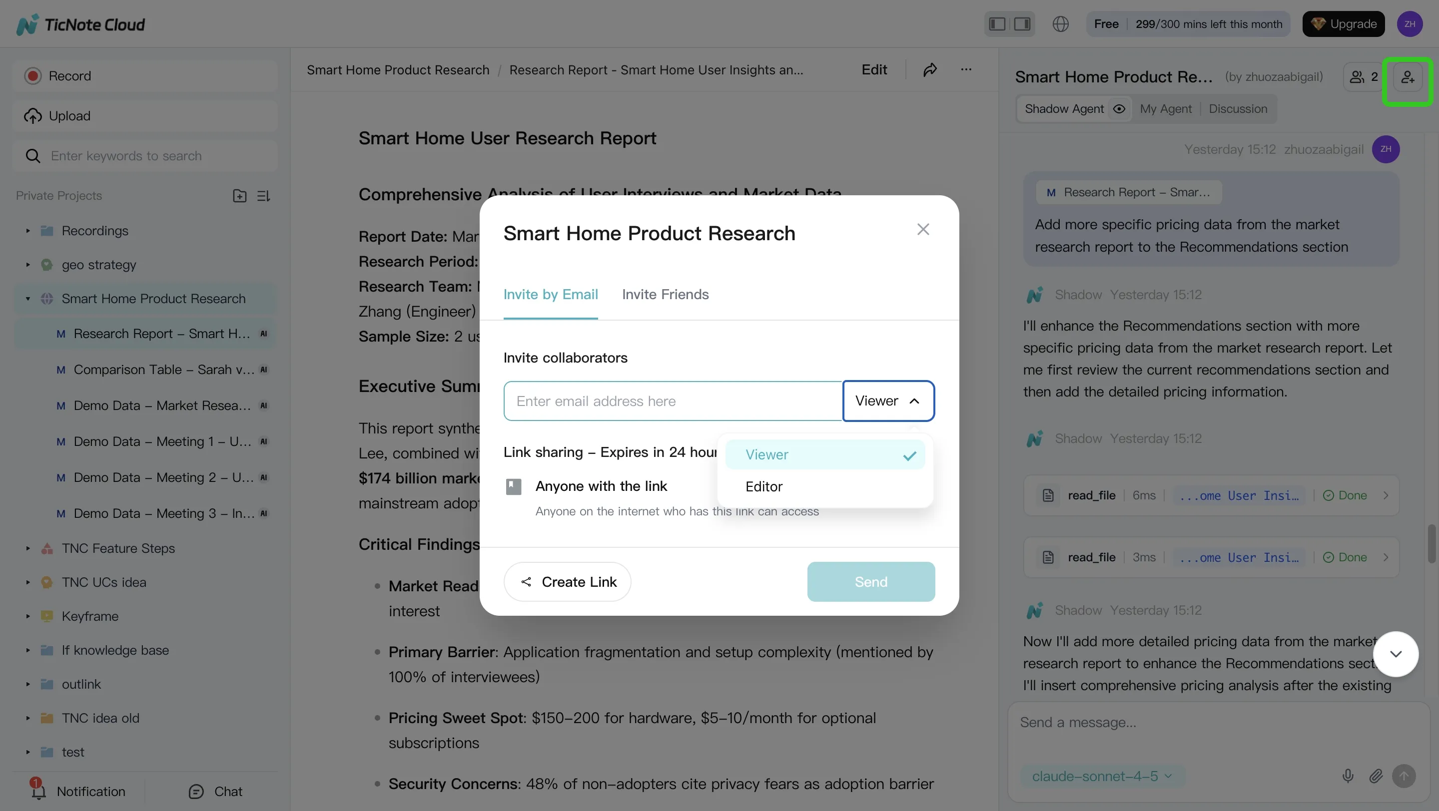 Review, refine and collaborate using Shadow AI