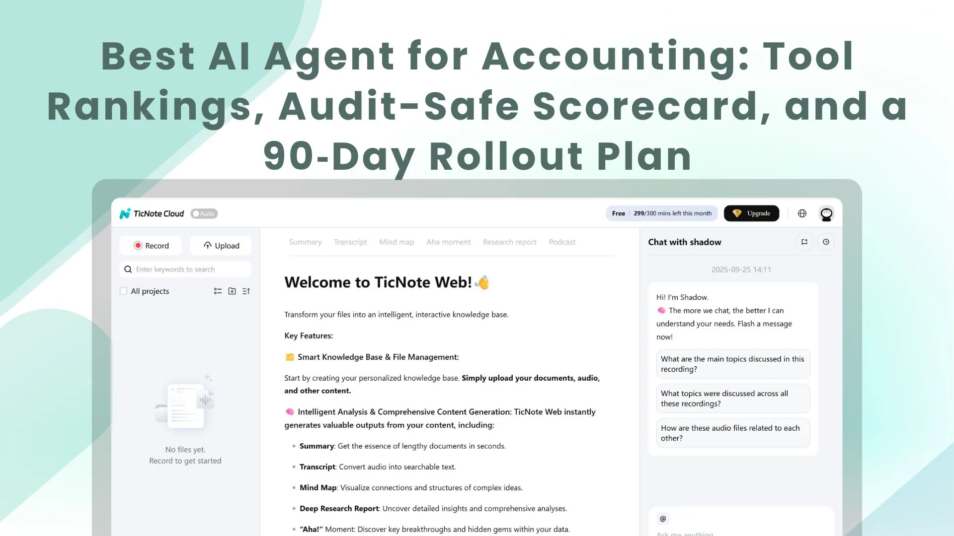 Best AI Agent for Accounting: Tool Rankings, Audit-Safe Scorecard, and a 90‑Day Rollout Plan