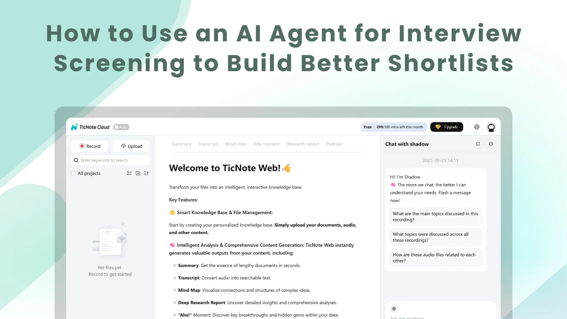 How to Use an AI Agent for Interview Screening to Build Better Shortlists