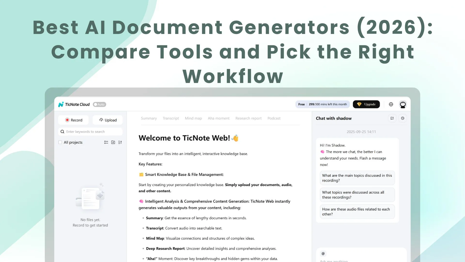 Best AI Document Generators (2026): Compare Tools and Pick the Right Workflow