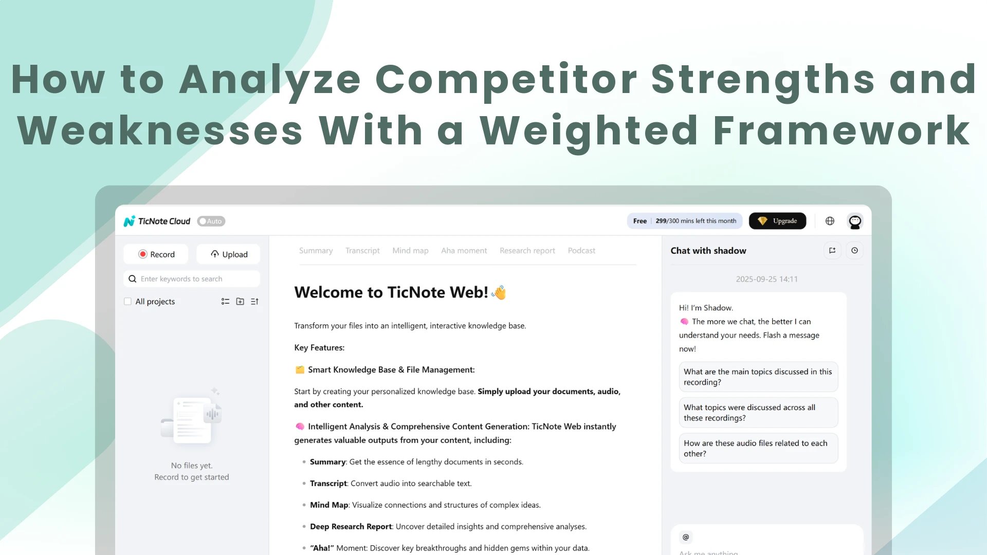 How to Analyze Competitor Strengths and Weaknesses With a Weighted Framework