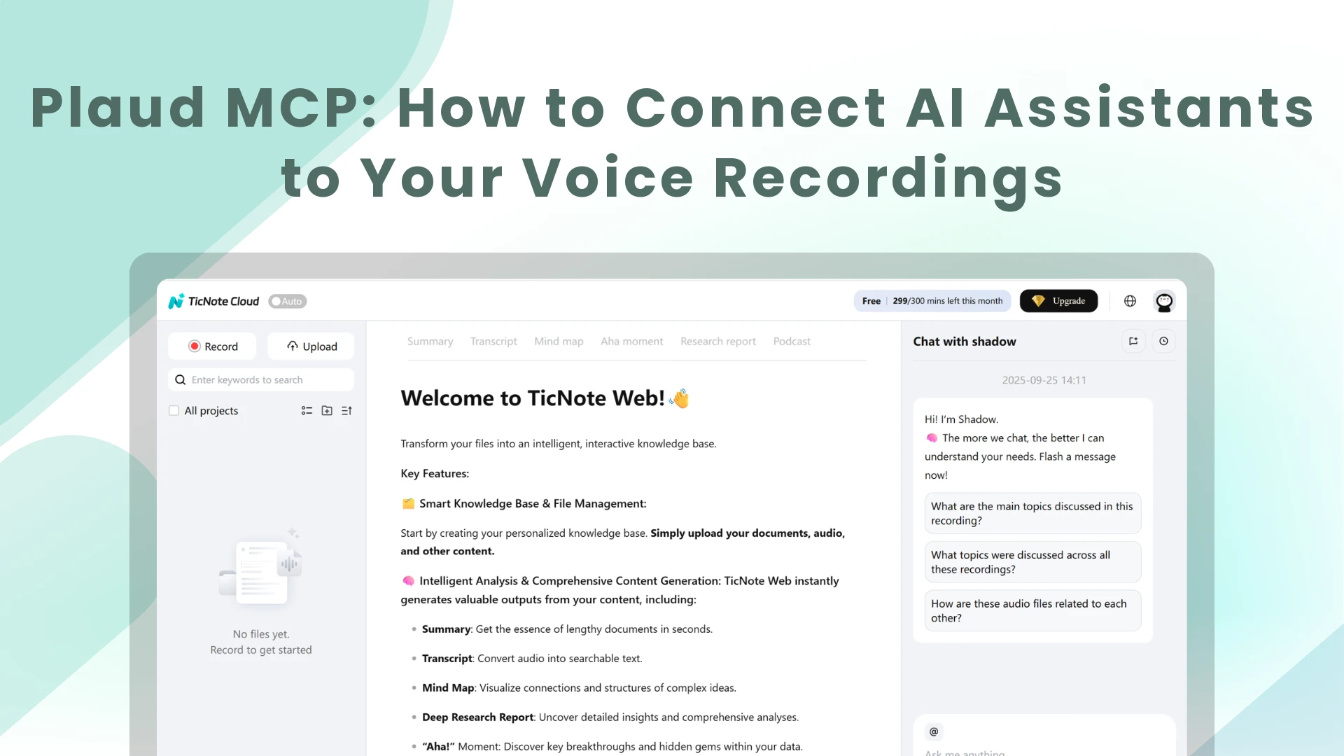 Plaud MCP: How to connect AI assistants to your voice recordings (+ a powerful alternative)