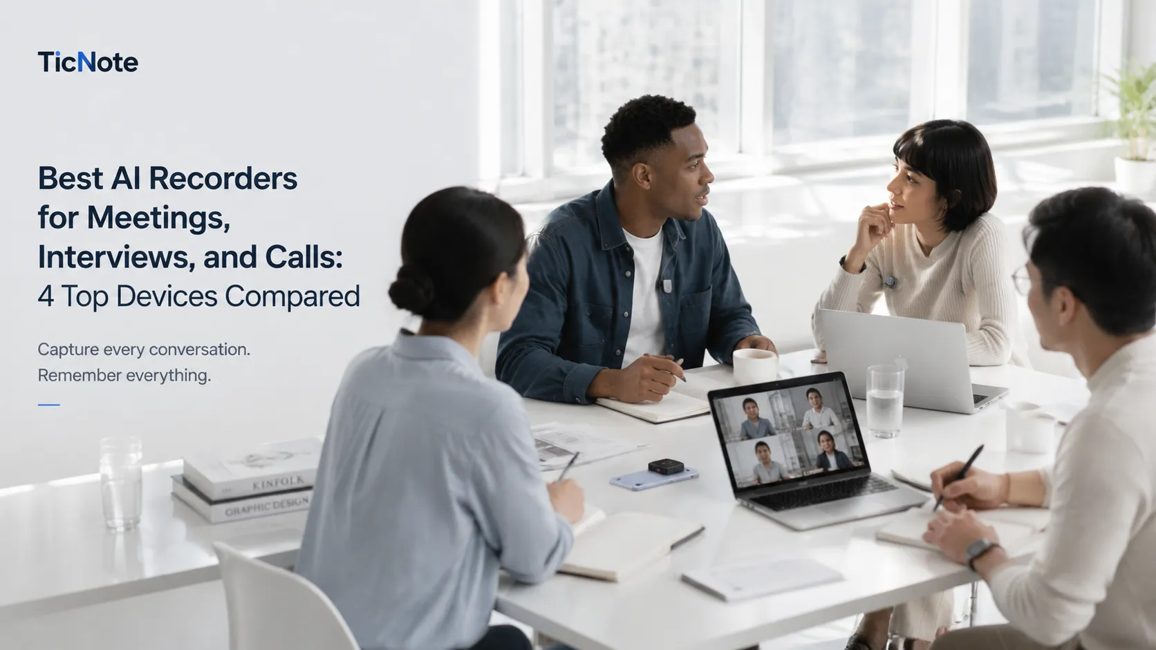 Best AI Recorders for Meetings, Interviews, and Calls: 4 Top Devices Compared