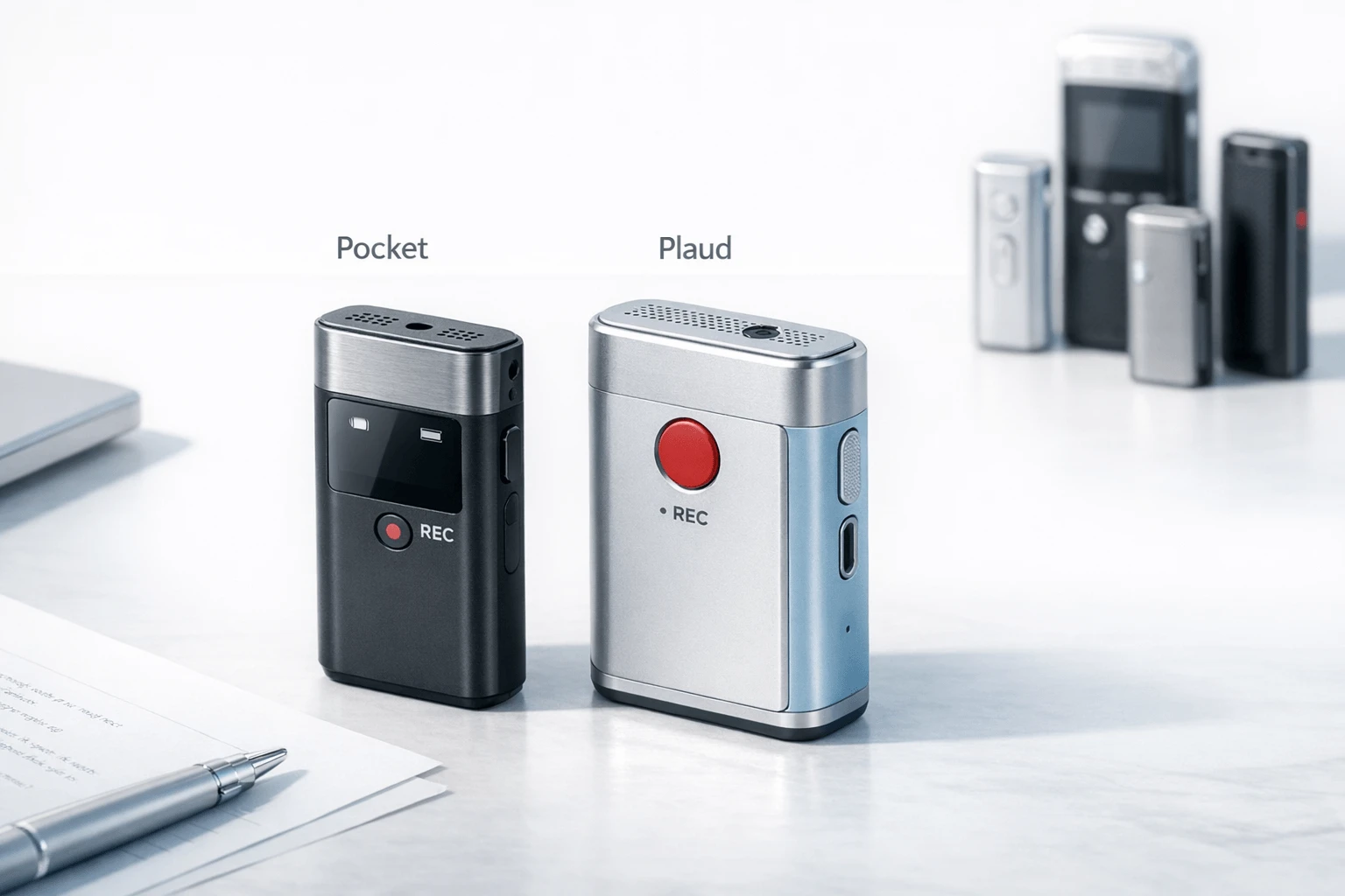 Pocket vs Plaud: Objective Hardware Comparison, Costs, Privacy, and Better Alternatives