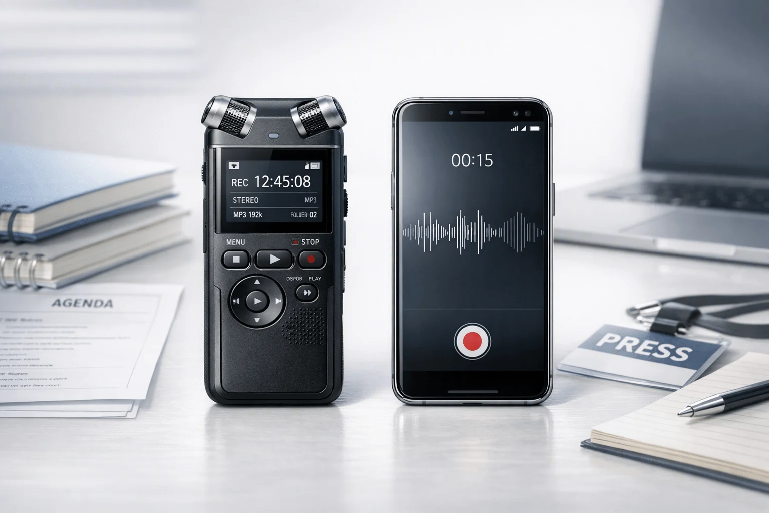 Voice Recorder vs Smartphone: Which Is Better for Lectures, Meetings, and Interviews?