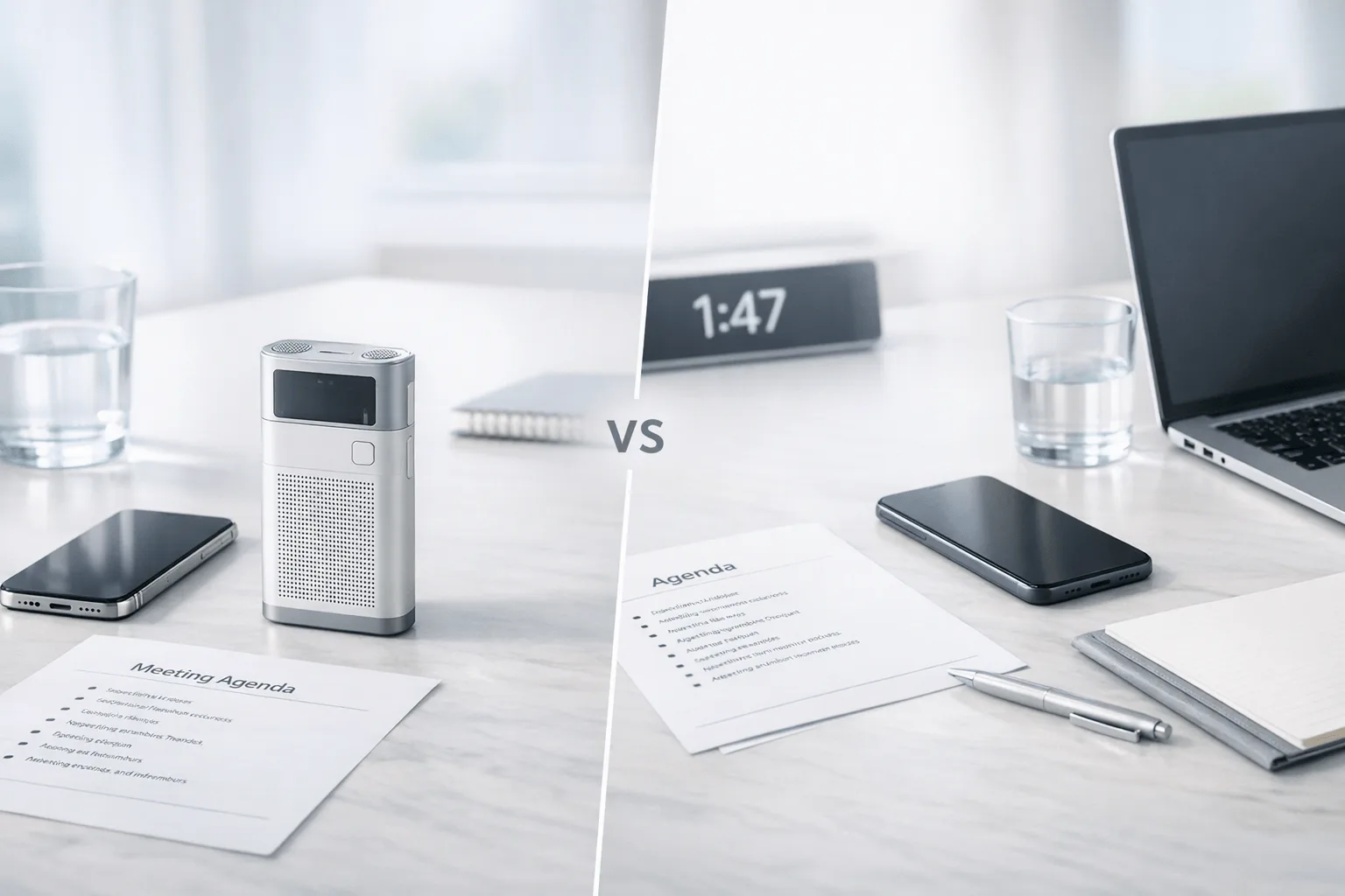 Best AI Note Taker for Long Meetings: Hardware vs Software Compared