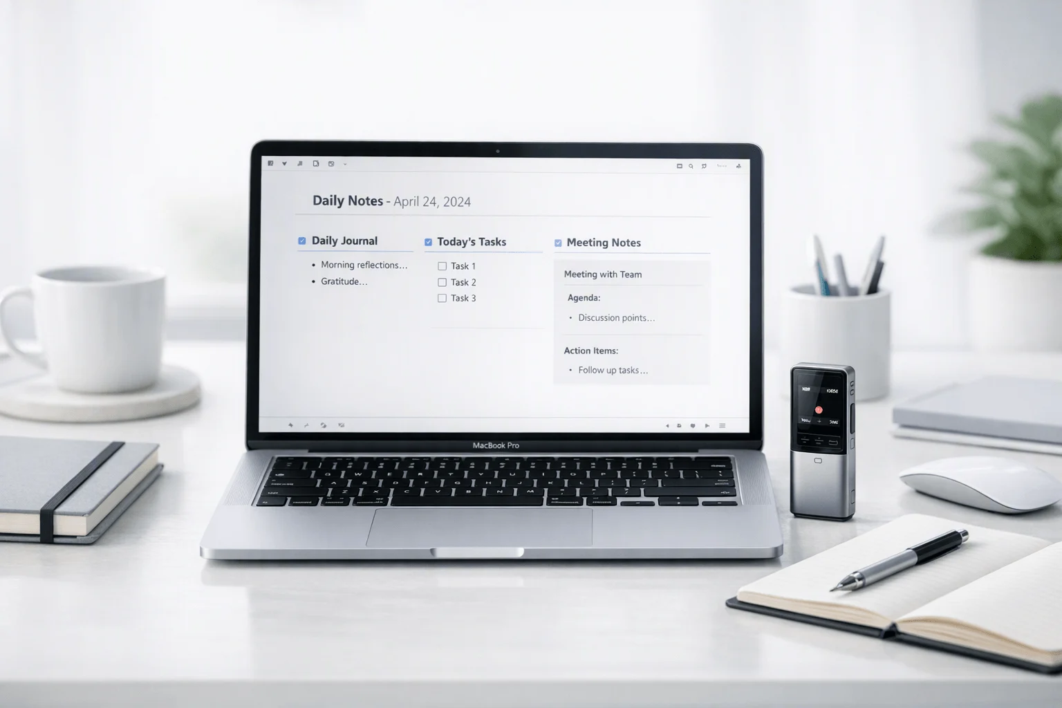 Obsidian Daily Note Template Review: A Practical Setup for Journaling, Planning, and Meeting Notes
