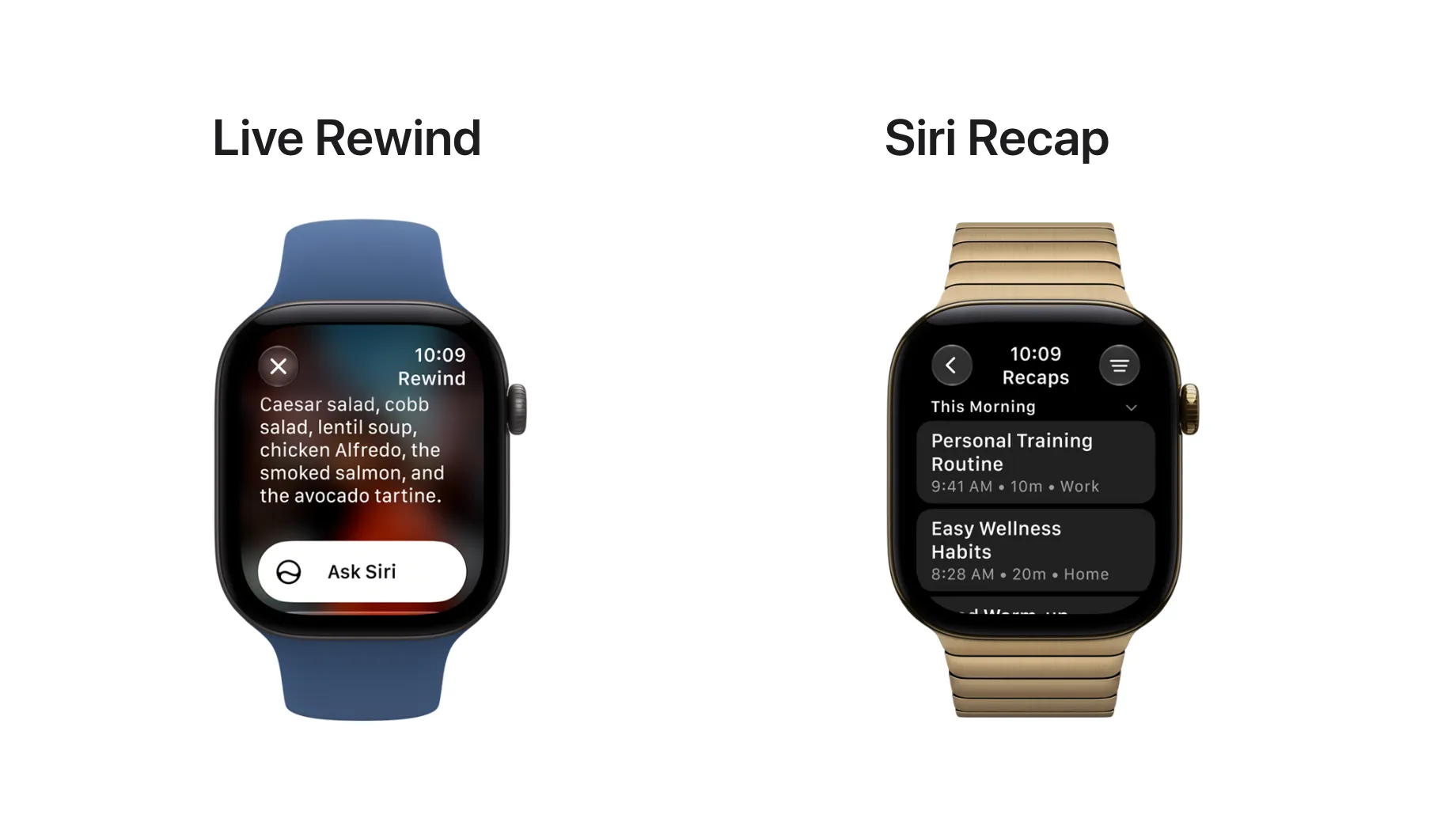 live rewind and siri recap live rewind and siri recap