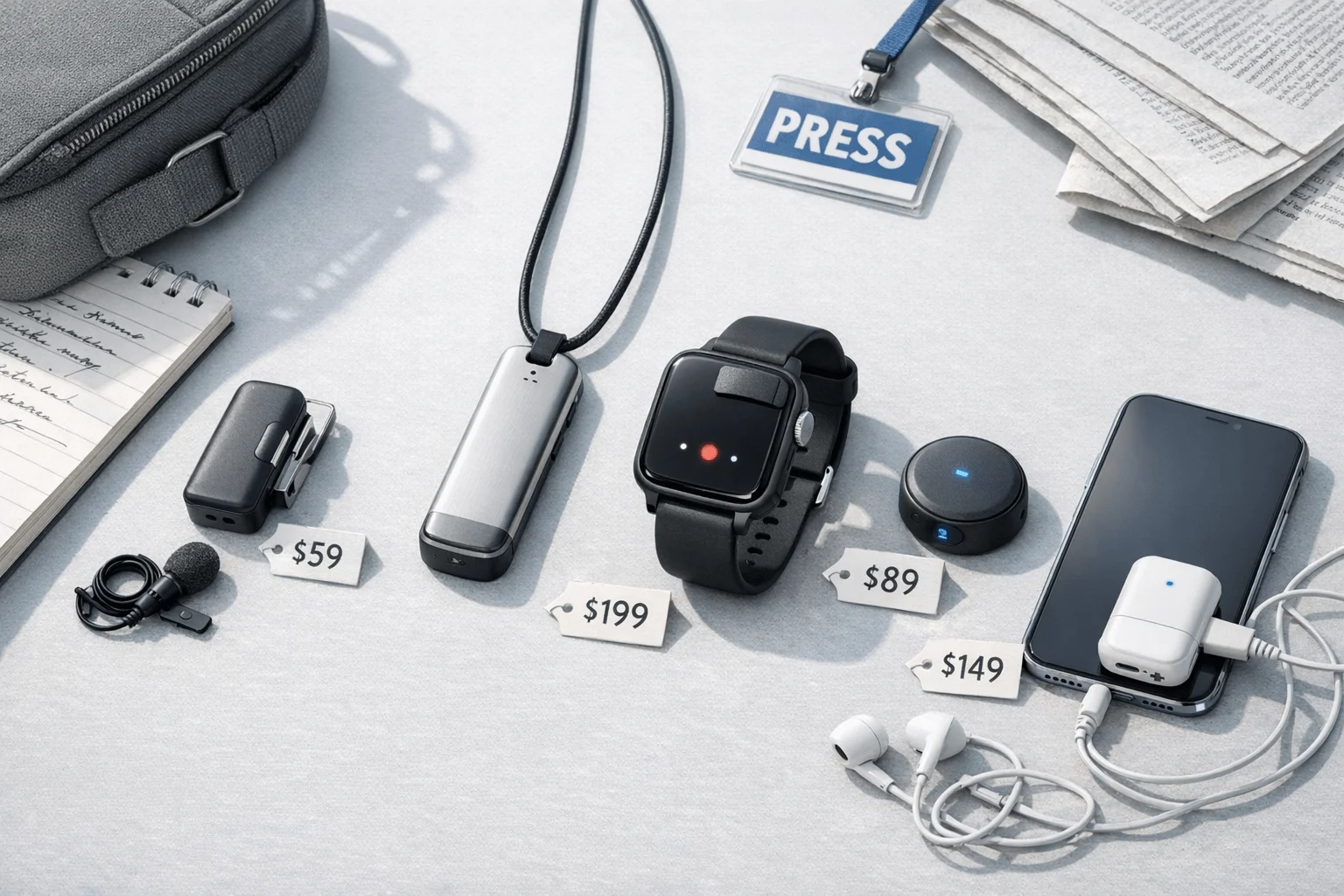 4 Best Wearable Note Takers for Journalists: Compare Field Recording, Calls, Privacy, and Cost